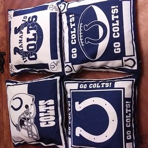 INDIANAPOLIS COLTS PILLOWS SET OF 4
